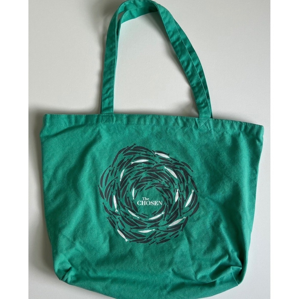 The Chosen- Against the Current Teal Green Canvas Tote Bag